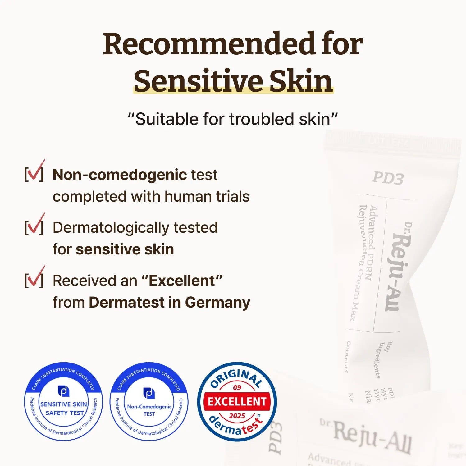 Dr. Reju - All Advanced PDRN Rejuvenating Cream, (USA Version) - 20ml - Antiaging Cosmetics