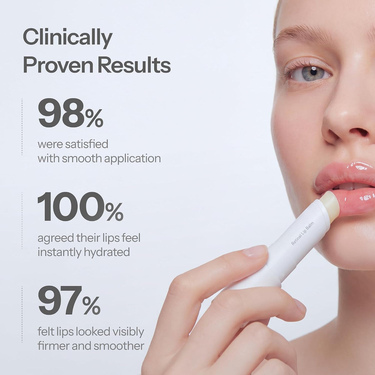 Dr.Different Retinal Lip Balm Clear – Peptide Lip Care, 4 g - Antiaging Cosmetics