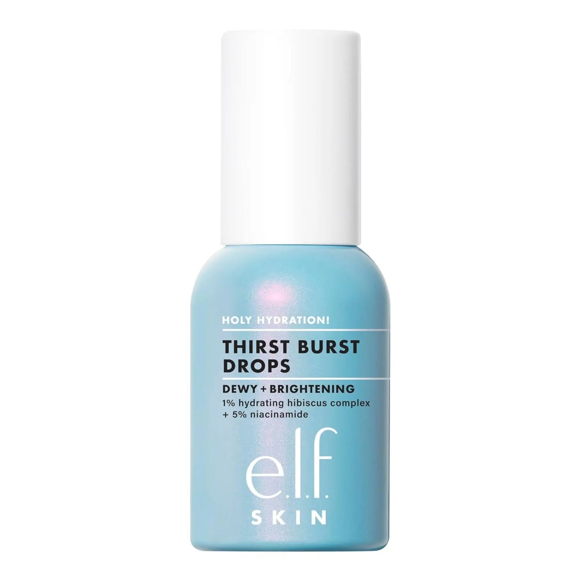 ELF Holy Hydration! Thirst Burst Drops , dewy and brightening, with hibiscus and niacinamide - 30ml - Antiaging Cosmetics