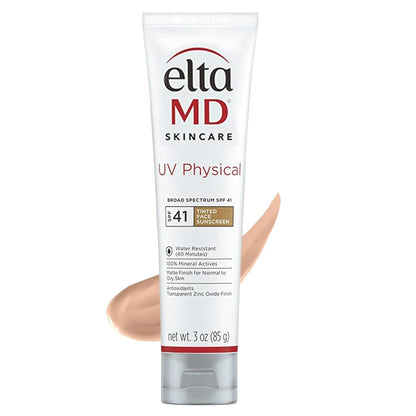 EltaMD Sunscreen UV Physical Tinted Face Sunscreen - Broad Spectrum SPF 41 - Antiaging Cosmetics