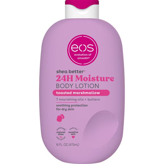 EOS Shea Better Body Lotion Toasted Marshmallow scent.473ml EOS