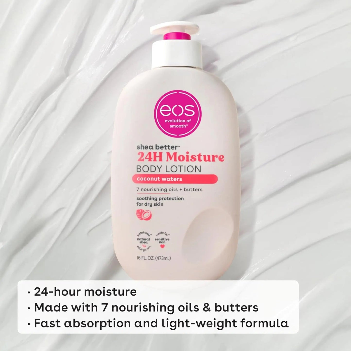 EOS body lotion Shea Better Body Lotion - Coconut Water 473ml - Antiaging Cosmetics