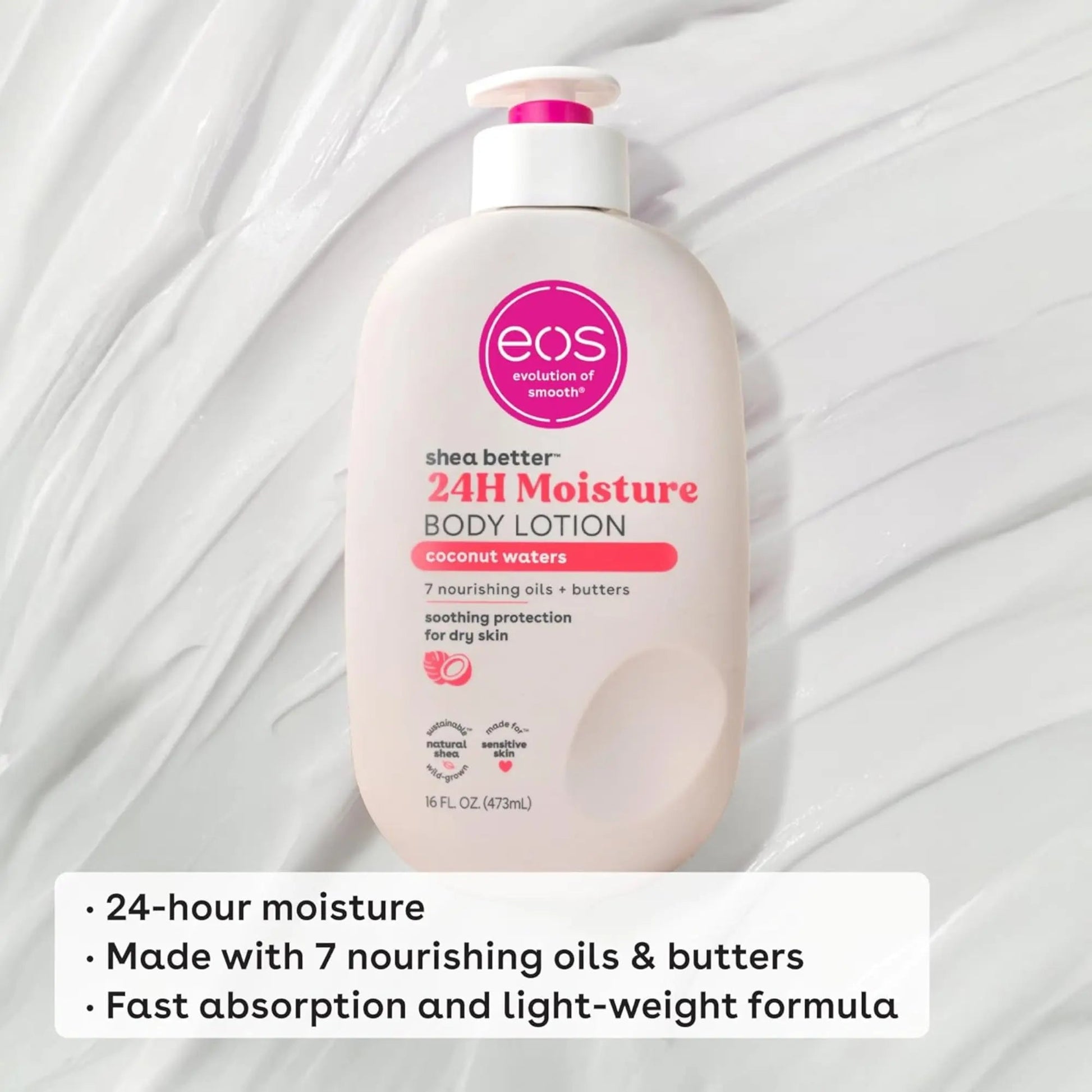 EOS body lotion Shea Better Body Lotion - Coconut Water 473ml - Antiaging Cosmetics