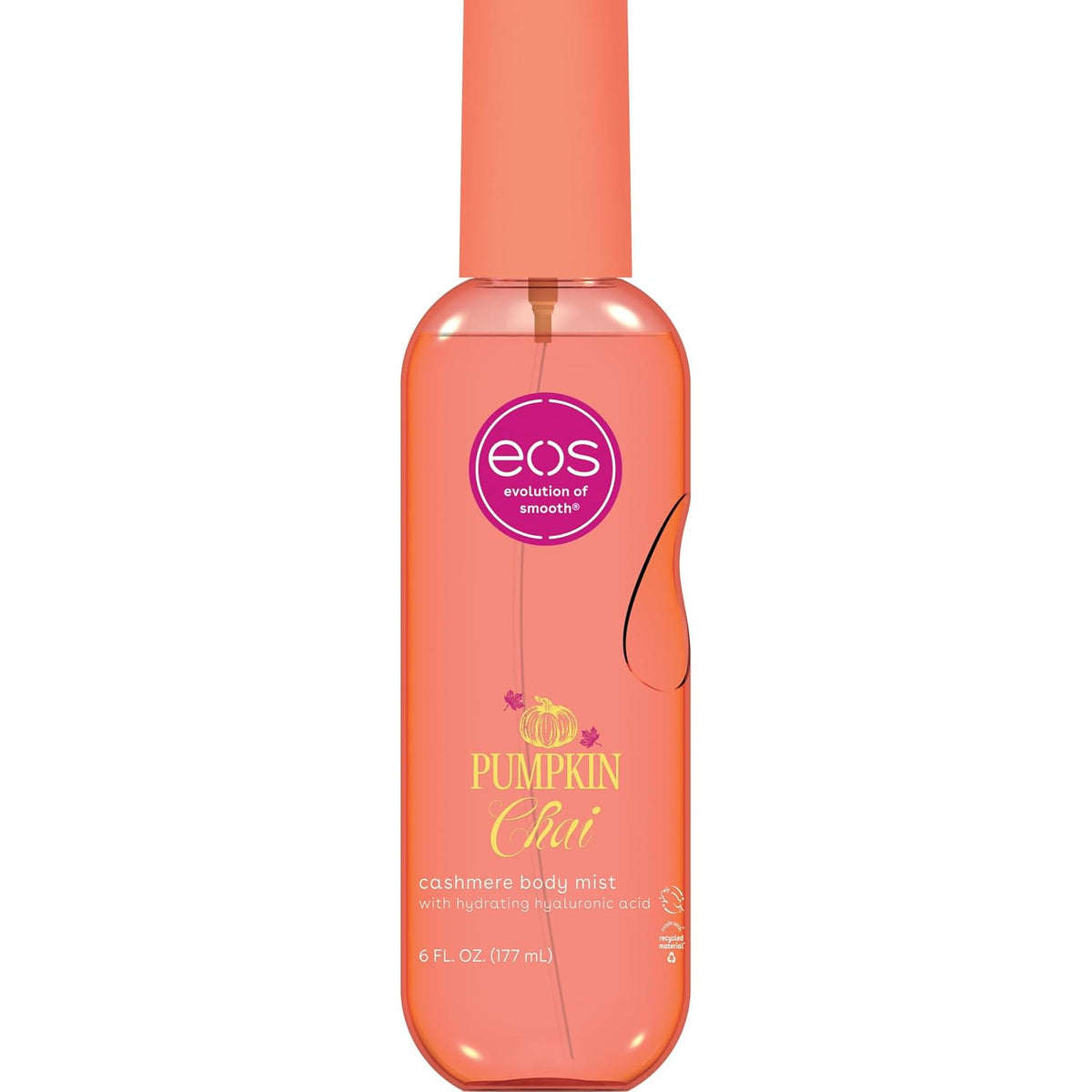 EOS, Body Spray with Hyaluronic Acid, Vanilla Cashmere, 177ml - Antiaging Cosmetics