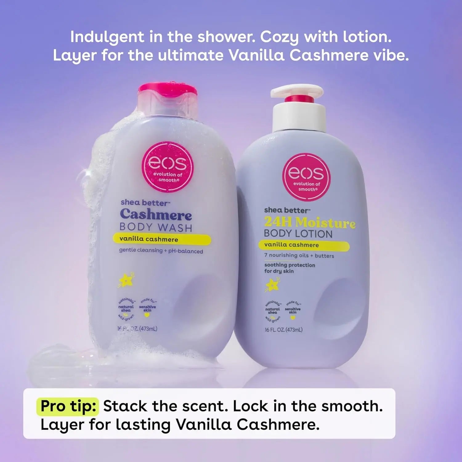 EOS Body Wash: Shea Better Cashmere - Vanilla Cashmere, 473ml - Antiaging Cosmetics