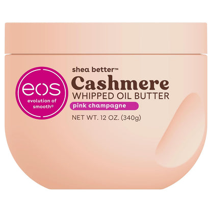 Unt de corp EOS Cashmere Body Butter, cremă de corp cu ulei bătut - 283 g - Cosmetice anti-îmbătrânire