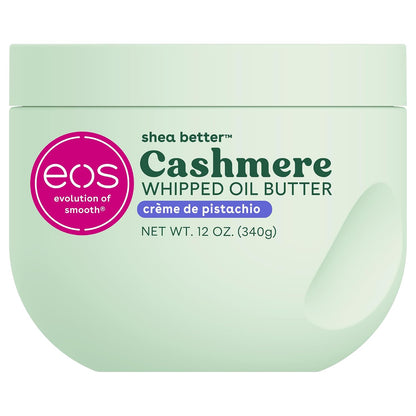 Unt de corp EOS Cashmere Body Butter, cremă de corp cu ulei bătut - 283 g - Cosmetice anti-îmbătrânire