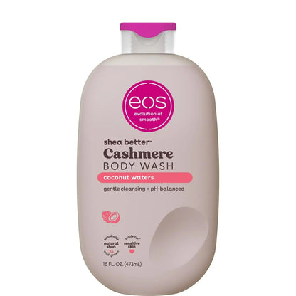 eos Cashmere Body Wash Coconut Waters Moisturizing Shea Butter Body Wash Vegan 473ml - Antiaging Cosmetics