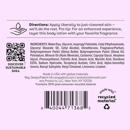 EOS - Shea Better™, 24H Moisture Body Lotion, Fresh & Cozy - 16 fl oz (473 ml) - Antiaging Cosmetics