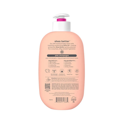 EOS - Shea Better™, 24H Moisture Body Lotion, Pink Champagne - 16 fl oz (473 ml) - Antiaging Cosmetics
