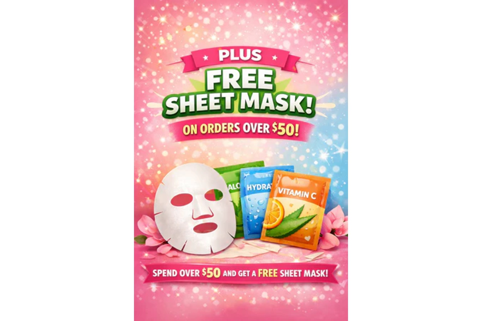 🎁 Free Sheet mask (100% off) Antiaging Cosmetics