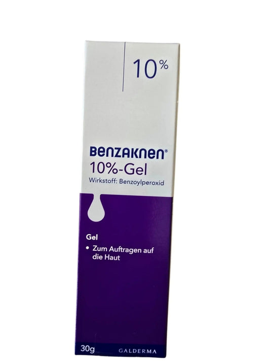 Galderma - BENZAKNEN 10% ,benzoyl peroxide - Gel 30 g - Antiaging Cosmetics