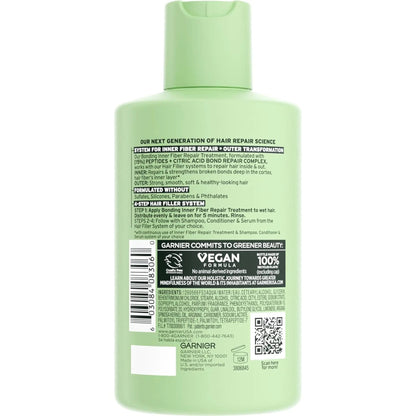 Garnier Fructis Hair Filler Peptides Inner Fiber Repair Treatment - 10.1 fl oz(300ml) - Antiaging Cosmetics