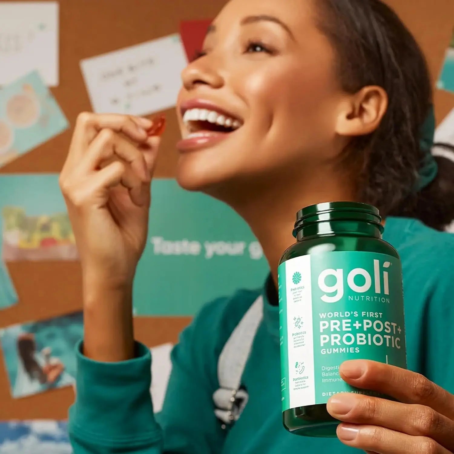Goli 3 - in - 1 Pre Pro Postbiotic formula Pre Pro Postbiotic 60 Gummies - Antiaging Cosmetics