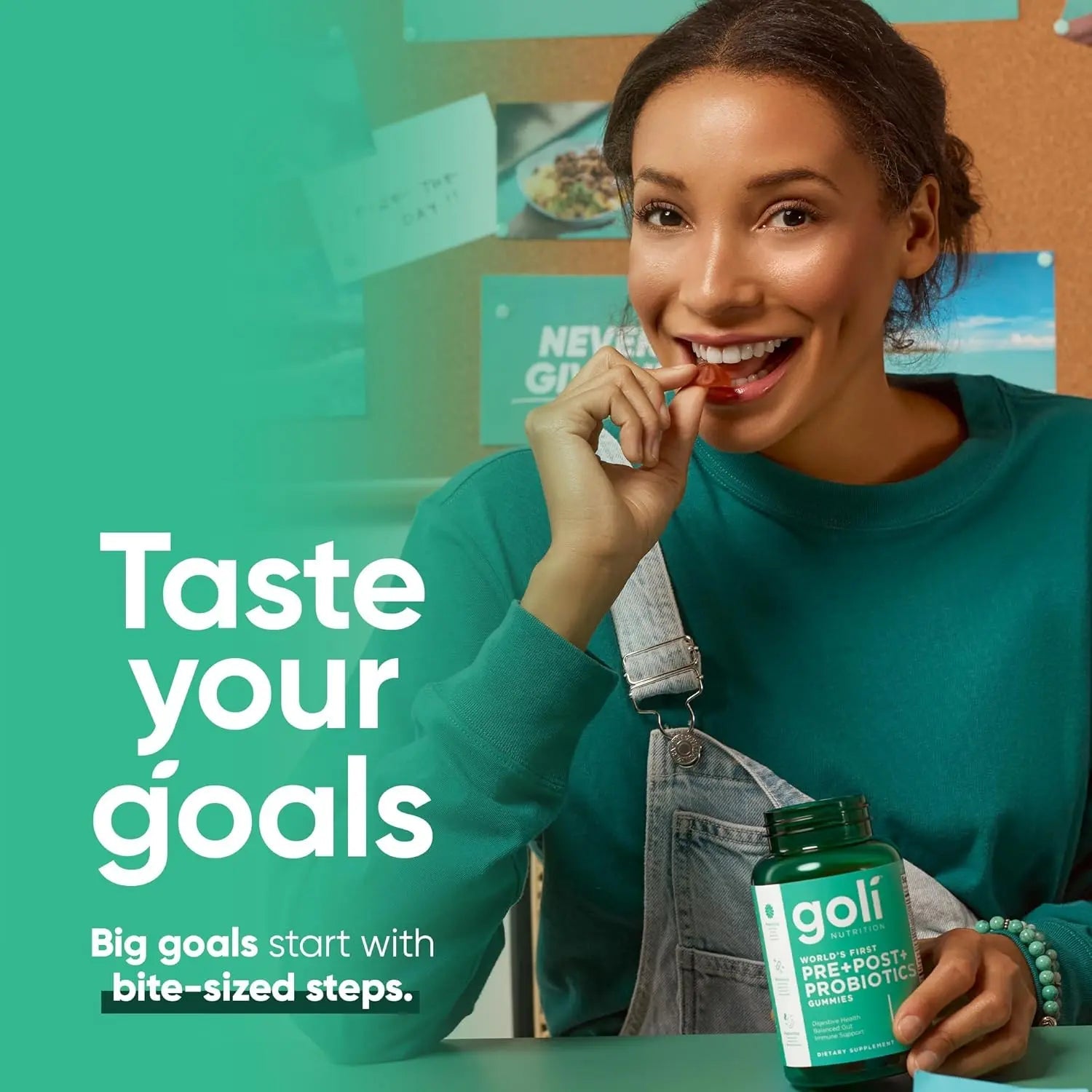 Goli 3 - in - 1 Pre Pro Postbiotic formula Pre Pro Postbiotic 60 Gummies - Antiaging Cosmetics