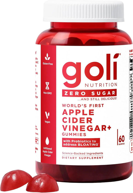 Goli Apple Cider Vinegar Gummies 60 Gummies - Antiaging Cosmetics