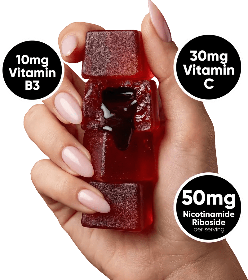 Goli Renew NAD+ Gummies (60 Count) – No sugar, Cellular Energy & Healthy Aging Support, 60 count - Antiaging Cosmetics