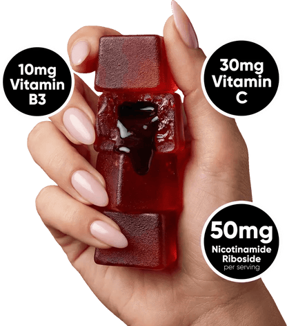 Goli Renew NAD+ Gummies (60 Count) – No sugar, Cellular Energy & Healthy Aging Support, 60 count - Antiaging Cosmetics