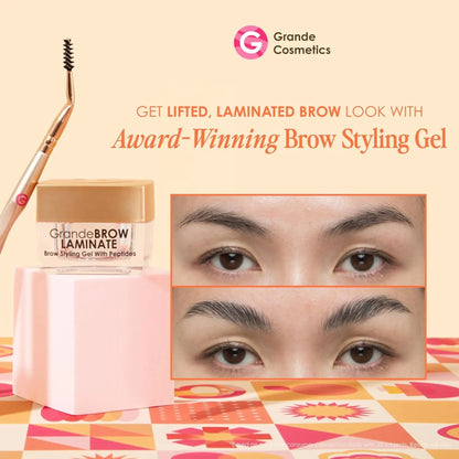 Grande Cosmetics - Brow Enhancing Serum & Brow Lamination Gel - Antiaging Cosmetics