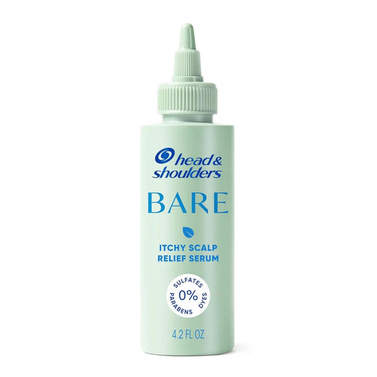 Head & Shoulders Bare Scalp Relief Serum 125ml – Anti - Dandruff Itch Relief, Zinc Pyrithione, Cooling Treatment - Antiaging Cosmetics