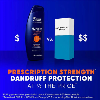 Head & Shoulders Clinical Dandruff Defense for Dry Scalp Rescue Shampoo - 400ml - Antiaging Cosmetics
