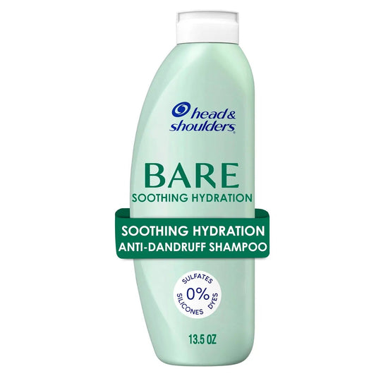 Head & Shoulders shampoo BARE Anti - Dandruff 400ml – Sulfate Free, Zinc Pyrithione, Dry Scalp Relief - Antiaging Cosmetics