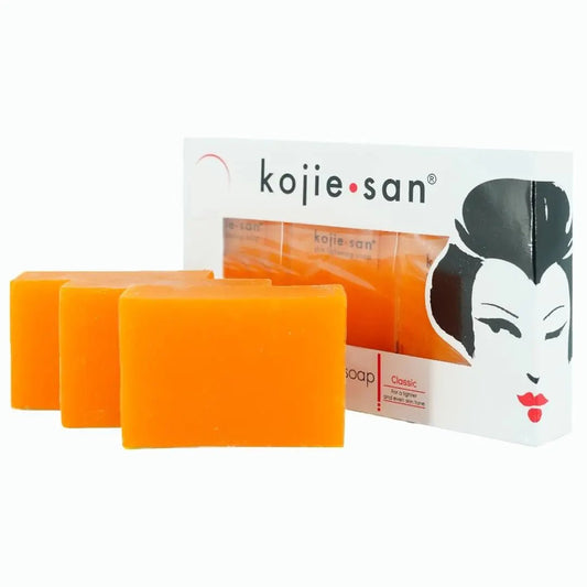 Kojie San Soap Skin and Body Soap with Kojic Acid, 3x65gr bars - Antiaging Cosmetics