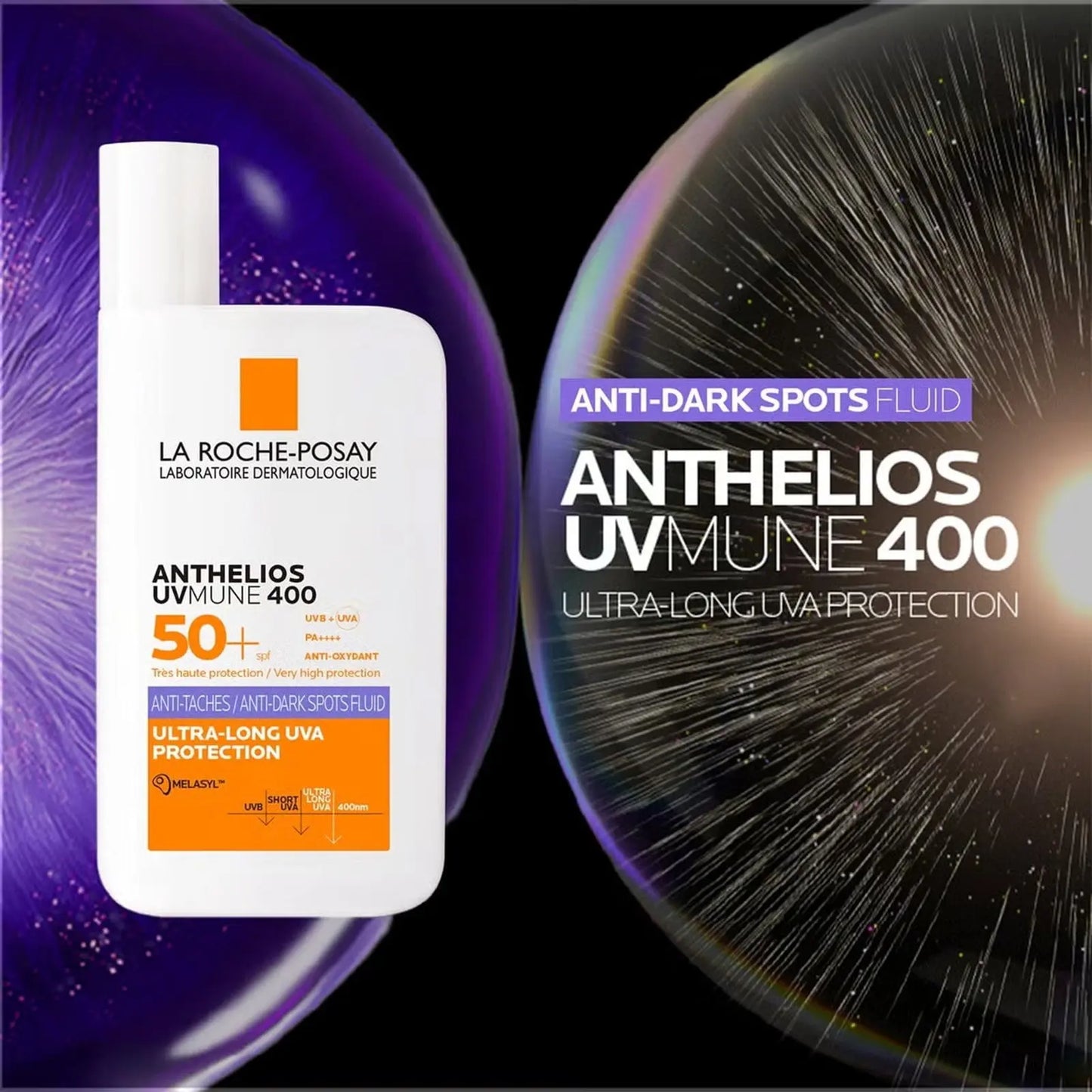 La Roche-Posay Anthelios UVMune SPF50+ Sunscreen 50ml Euro Version (1.69floz) USA - Antiaging Cosmetics