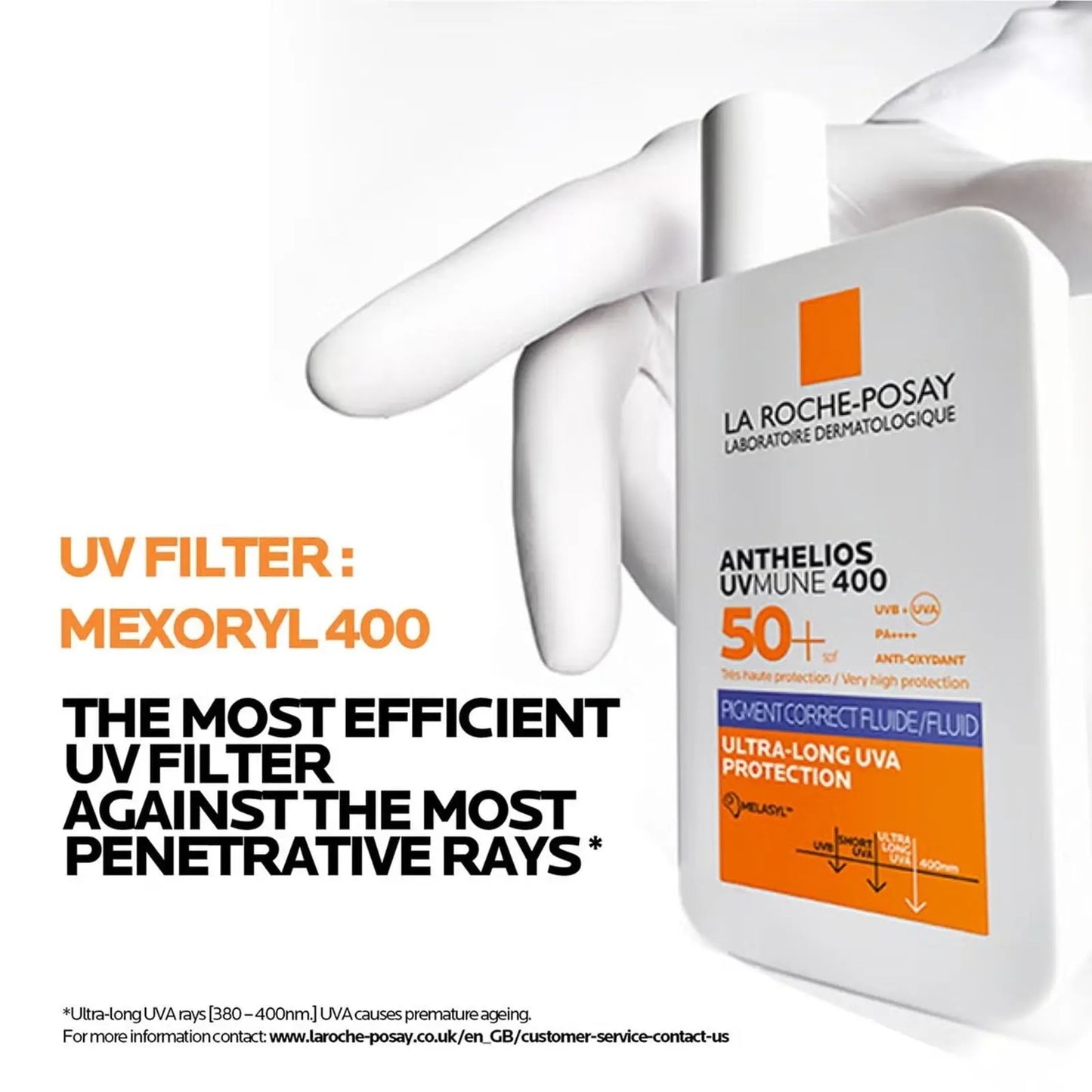 La Roche-Posay Anthelios UVMune SPF50+ Sunscreen 50ml Euro Version (1.69floz) USA - Antiaging Cosmetics