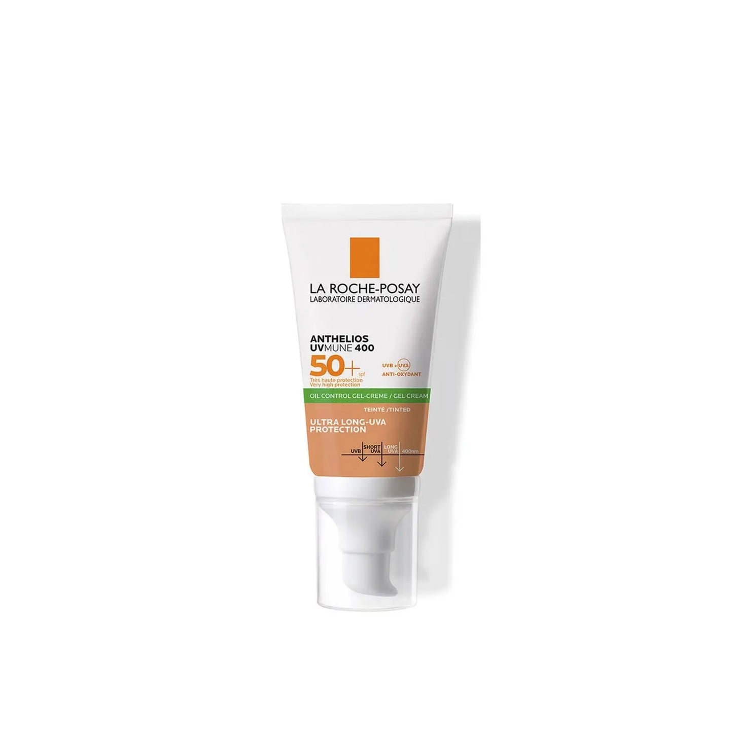 La Roche-Posay Anthelios UVMune 400 Europe version, Oil Control Gel-Cream Non-Perfumed Sunscreen SPF50+ 50ml (1.7 fl oz) - Antiaging Cosmetics