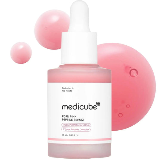 Medicube - PDRN Pink Peptide Serum - 30gr - Antiaging Cosmetics