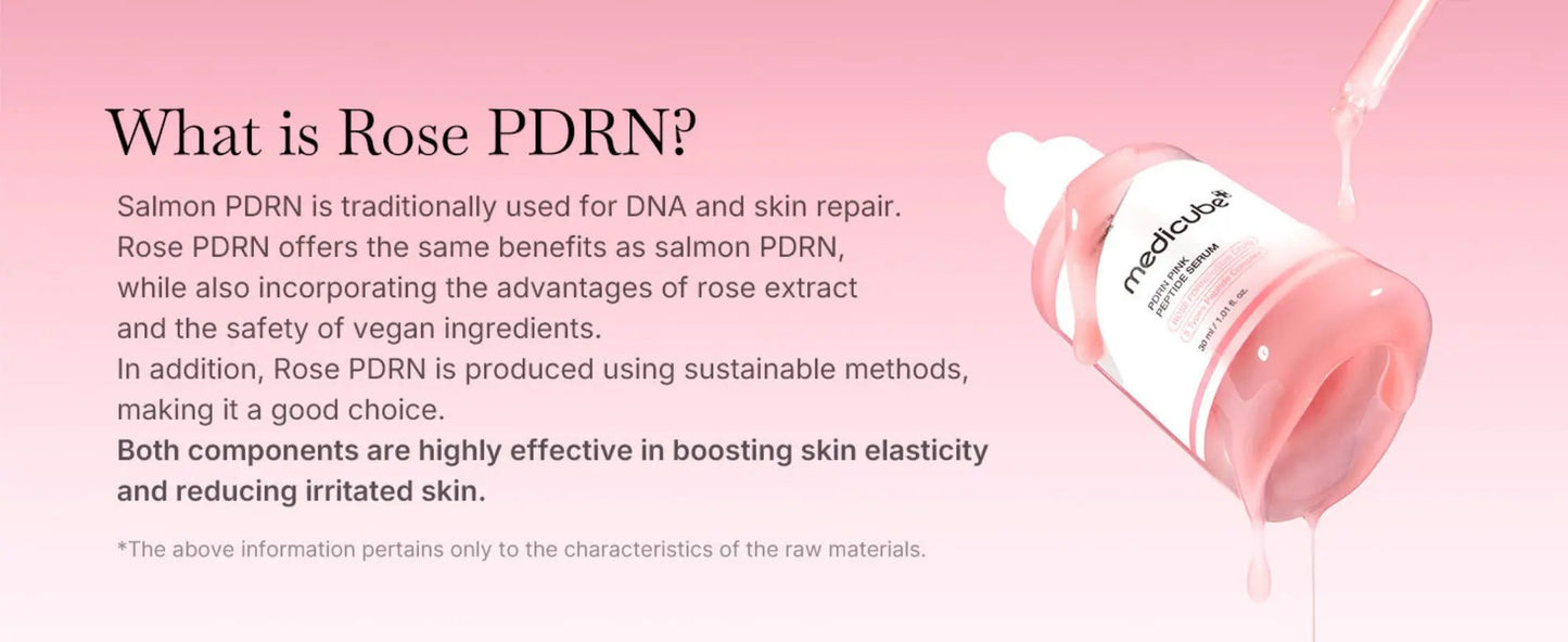 Medicube - PDRN Pink Peptide Serum - 30gr - Antiaging Cosmetics
