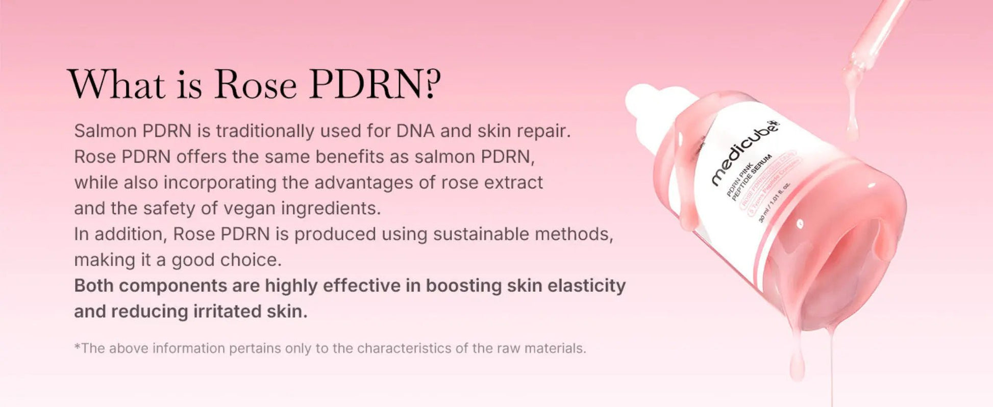 Medicube - PDRN Pink Peptide Serum - 30gr - Antiaging Cosmetics