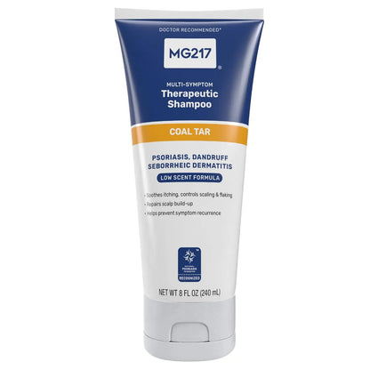 MG217 - COAL TAR Shampoo 3% Psoriasis relief - 240ml - Antiaging Cosmetics