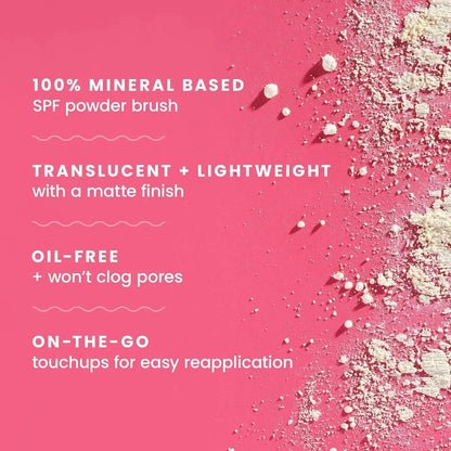 Mineral Powder Sunscreen SPF 30 – Hawaiian Tropic Brush - Antiaging Cosmetics