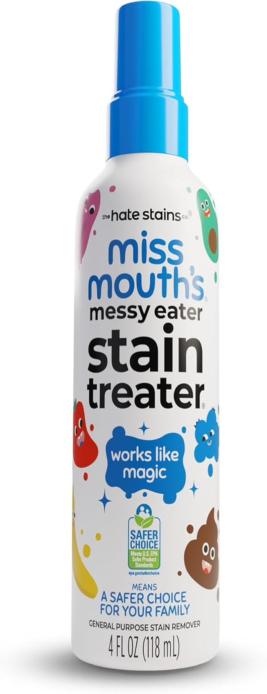 Miss Mouth's Fast Acting Stain Remover Spray - Baby Clothes & Grease Stain Removal 118ml - Antiaging Cosmetics