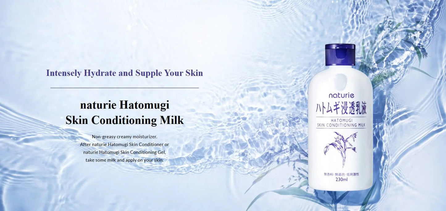 Naturie - Hatomugi Skin Conditioning Milk - 230ml - Antiaging Cosmetics