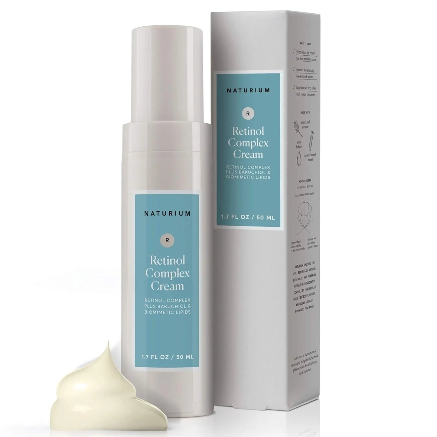 Naturium - Complex Face Cream with Bakuchiol and Retinol - 1.7fl(50ml) - Antiaging Cosmetics