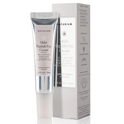 Naturium - Multi - Peptide Eye Cream - 0.5 oz (15ml) - Antiaging Cosmetics