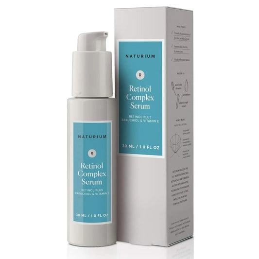 Naturium - Retinol Complex Serum, Encapsulated Retinols & Bakuchiol - 1.0 FLOZ(30ml) - Antiaging Cosmetics