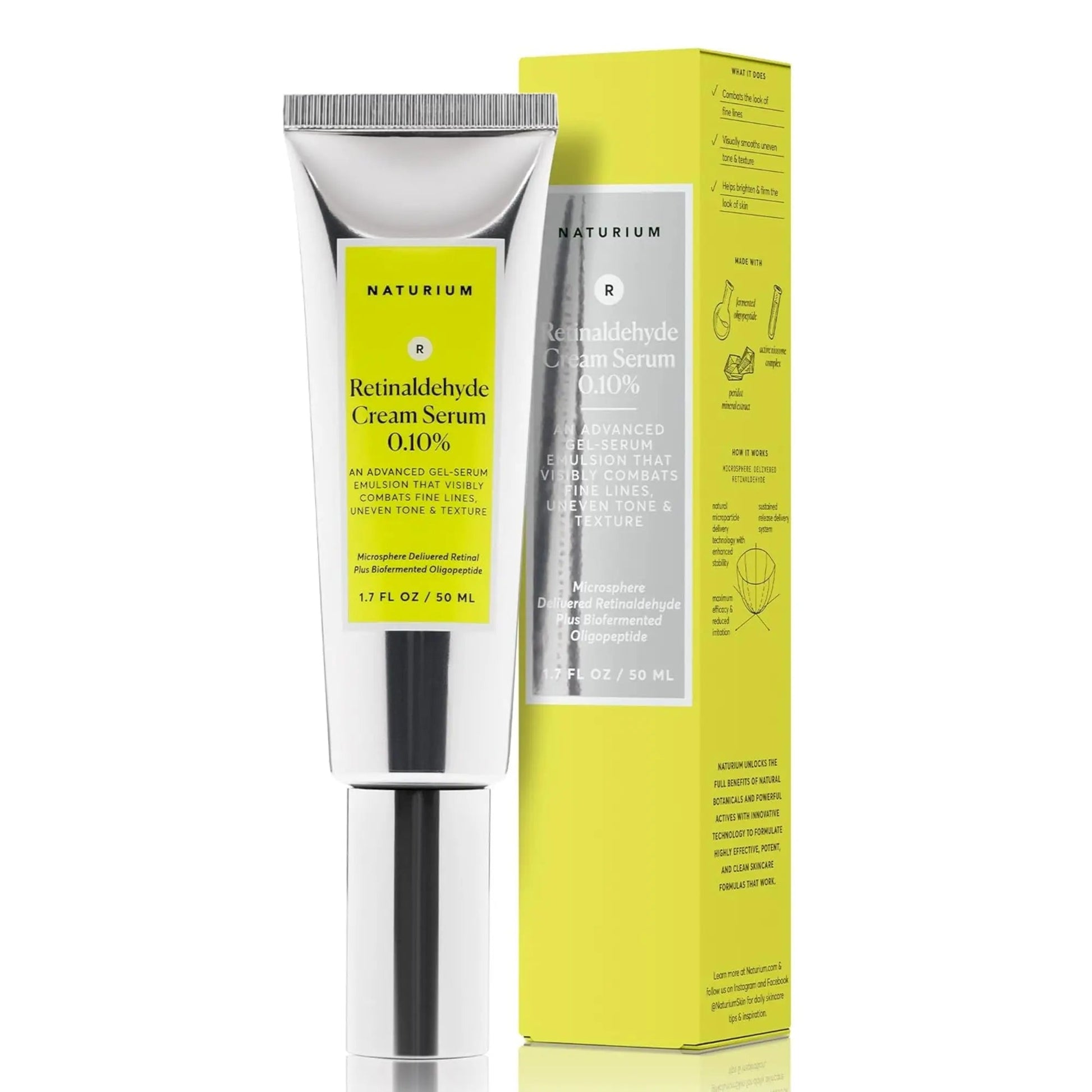 NATURIUM - Retinol Retinaldehyde Cream Serum Advanced Anti - Aging - 1.7fl(50ml) - Antiaging Cosmetics