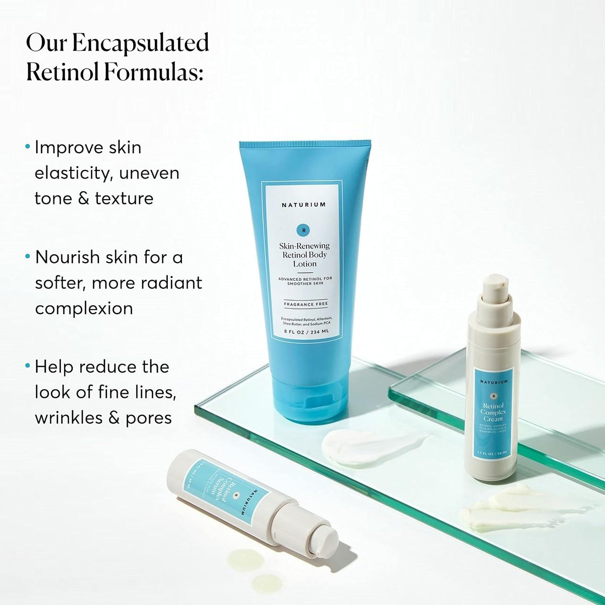 Naturium Skin-Renewing Retinol Body Lotion 236 ml – Fragrance-Free - Antiaging Cosmetics