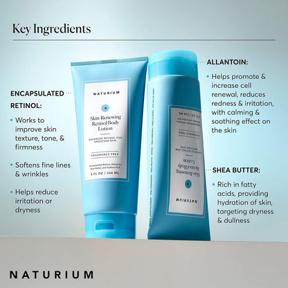 Naturium Skin-Renewing Retinol Body Lotion 236 ml – Fragrance-Free - Antiaging Cosmetics