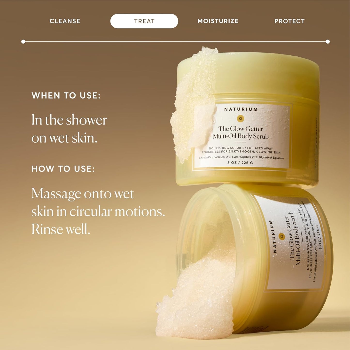 Naturium The Glow Getter Multi-Oil Body Scrub 226gr - Antiaging Cosmetics