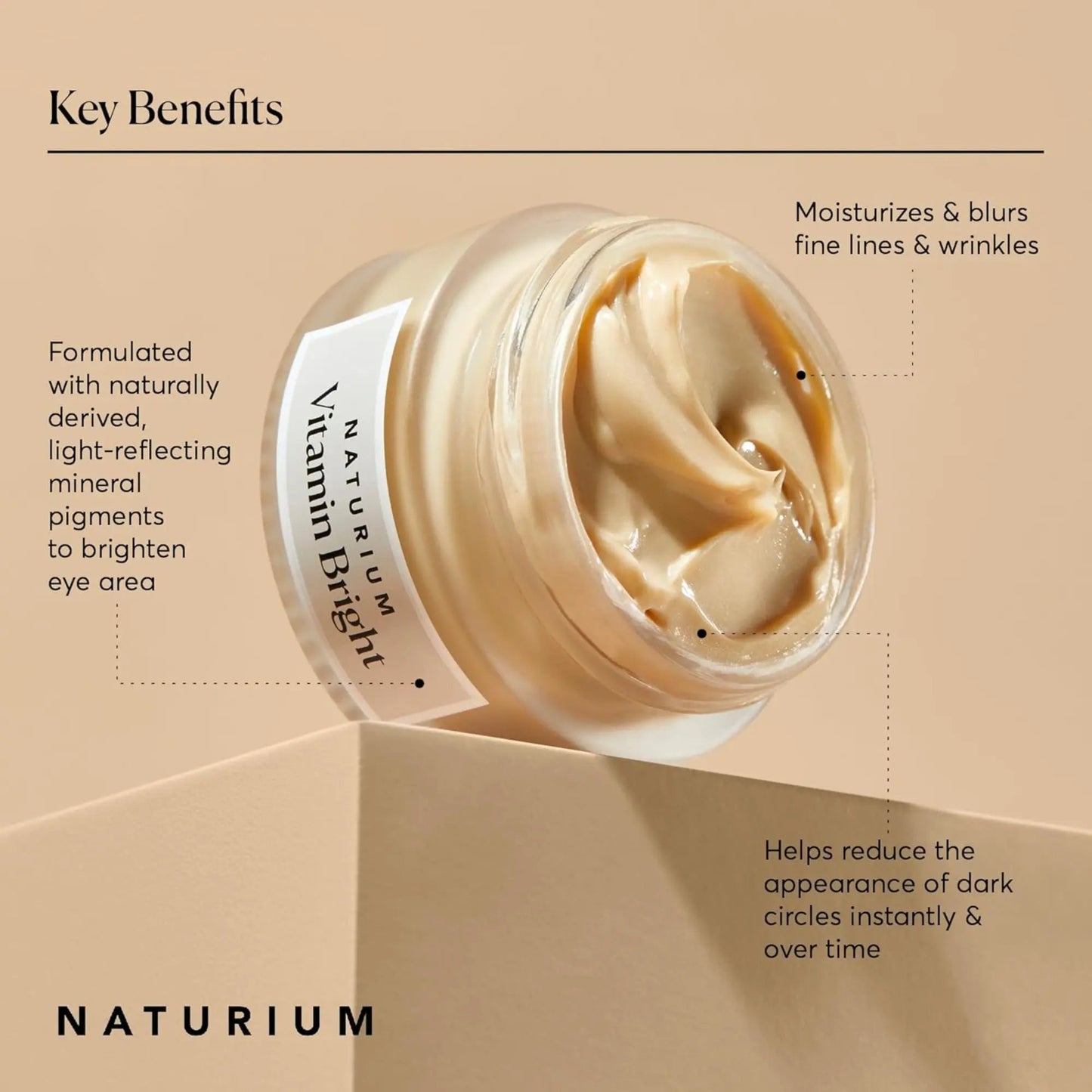 Naturium - Vitamin Bright Illuminating Eye Cream - 15ml - Antiaging Cosmetics