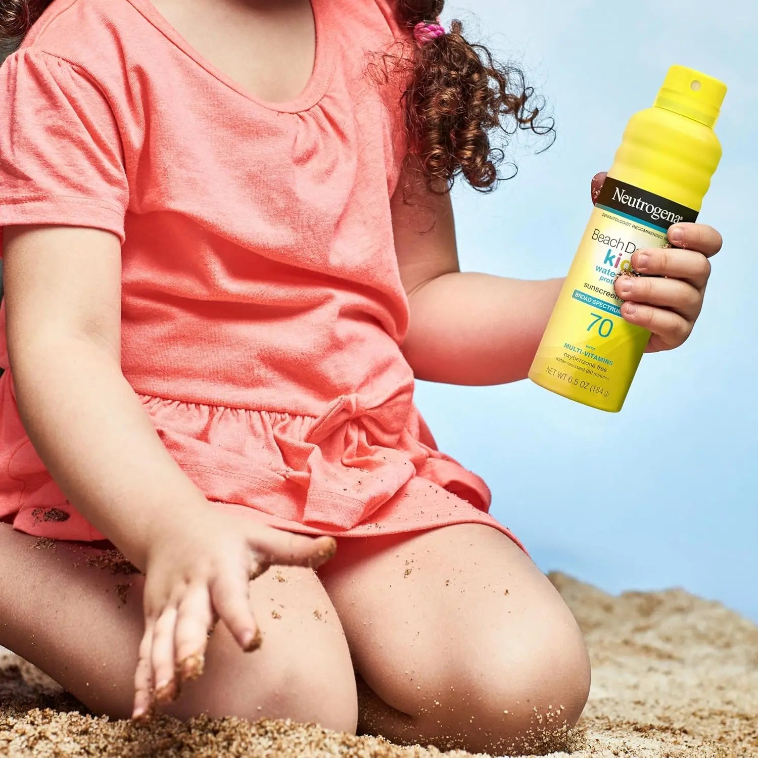 Neutrogena Kids Sunscreen Spray SPF 70, Oxybenzone-Free, Fast-Drying, Water-Resistant - Antiaging Cosmetics