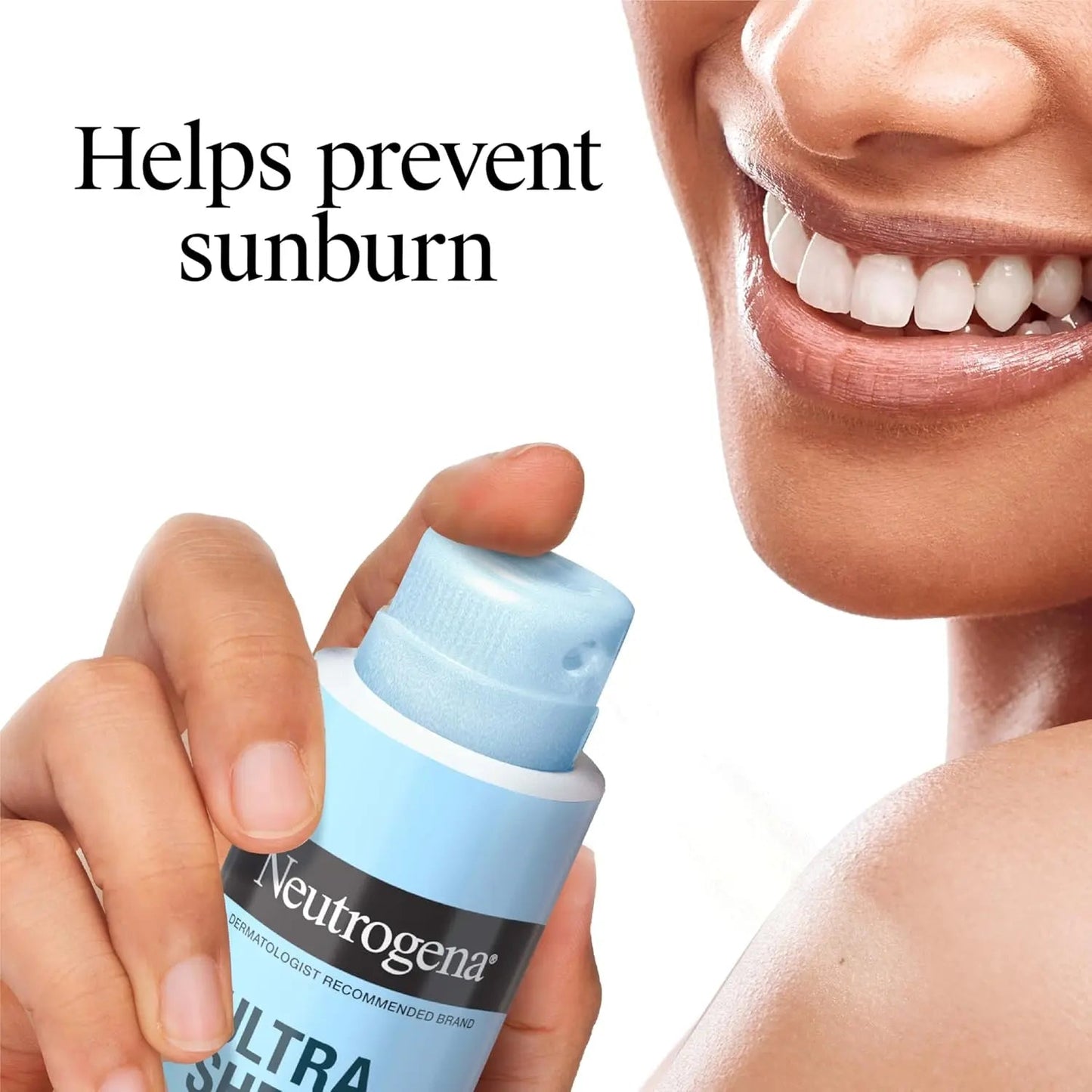 Neutrogena sunscreen spray Ultra Sheer Body Mist Sunscreen Spray, Broad Spectrum SPF 70, 141gr - Antiaging Cosmetics