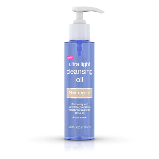 Neutrogena Ultra Light Facial Cleansing Oil & Makeup Remover - 118ml - Antiaging Cosmetics