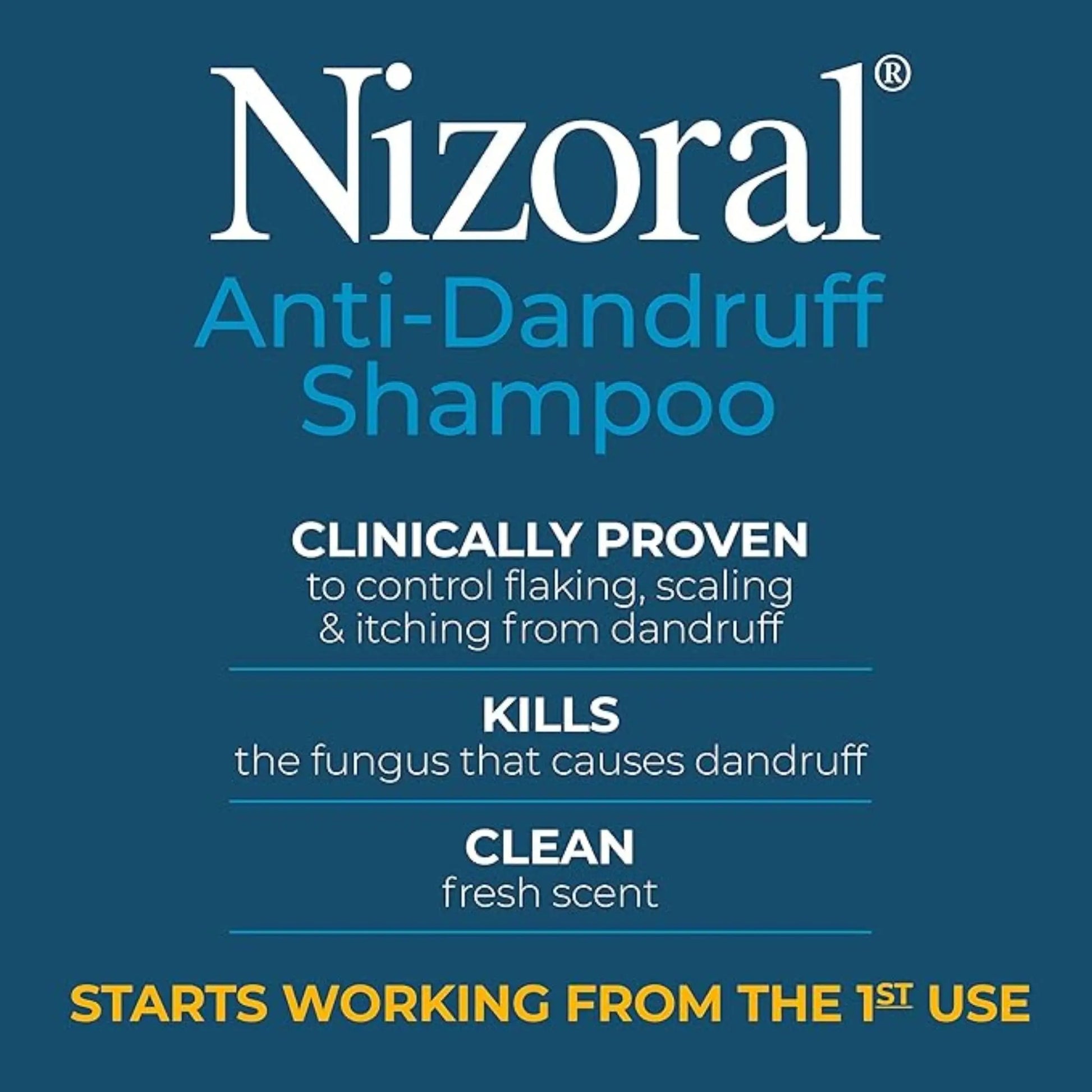 Nizoral shampoo - Anti - Dandruff Hair Loss Shampoo Ketoconazol 1% - Antiaging Cosmetics