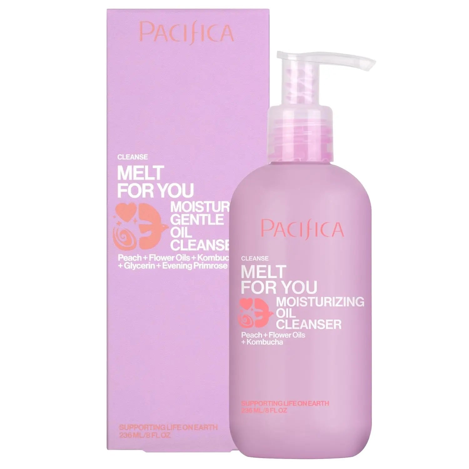 Pacifica Melt For You Facial Cleansing Oil – Makeup Remover Oil Cleanser - 236ml - Antiaging Cosmetics